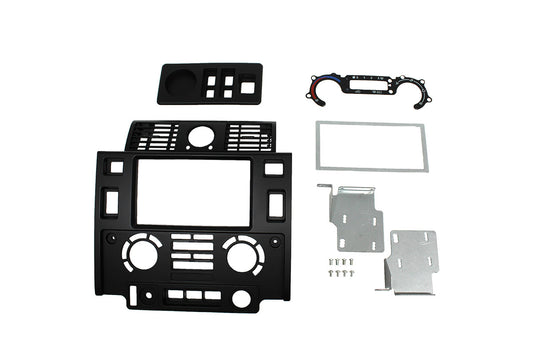GA2682 - MATT BLK PUMA DOUBLE DIN FASCIA MOVEABLE VENTS From ALLMAKES