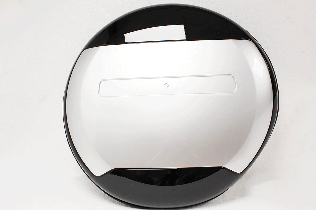 GA2891 - GLOSS BLACK & SILVER WHEEL COVER From TERRAFIRMA