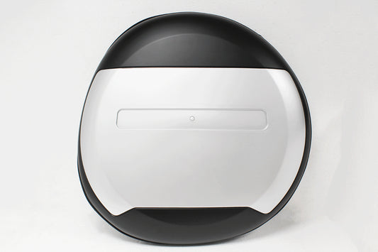 GA2892 - MATTE BLACK & SILVER WHEEL COVER From TERRAFIRMA