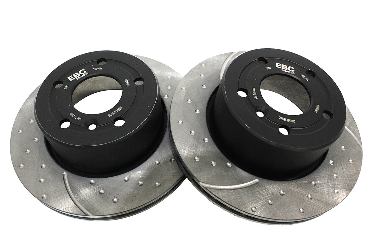 GA4158 - BRAKE DISC FRT VENTED (PAIR) - DISCO 2 - CORRESPONDS TO SDB000380 From EBC