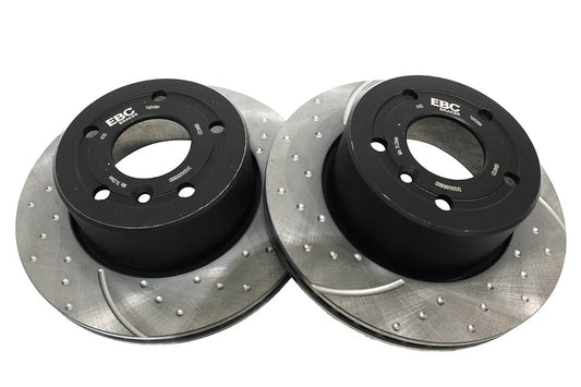 GA4158 - BRAKE DISC FRT VENTED (PAIR) - DISCO 2 - CORRESPONDS TO SDB000380 From EBC