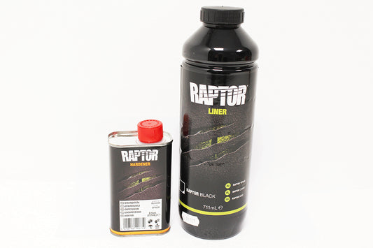 GA6497 - RAPTOR 750ML KIT BLACK (INC HARDENER) From RAPTOR