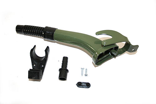 GE1002 - PLASTIC NOZZLED SEMI FLEXIBLE JERRY CAN SPOUT - KHAKI (GREEN) From ALLMAKES