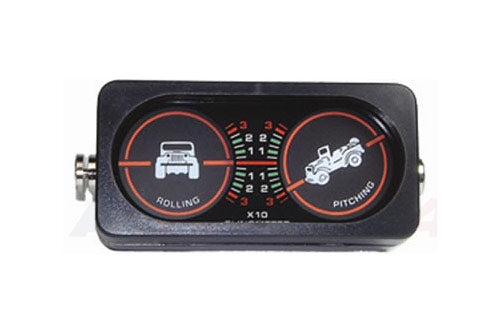 GE2001 - Land meter/inclinometer shows the angle of tilt of your vehicle