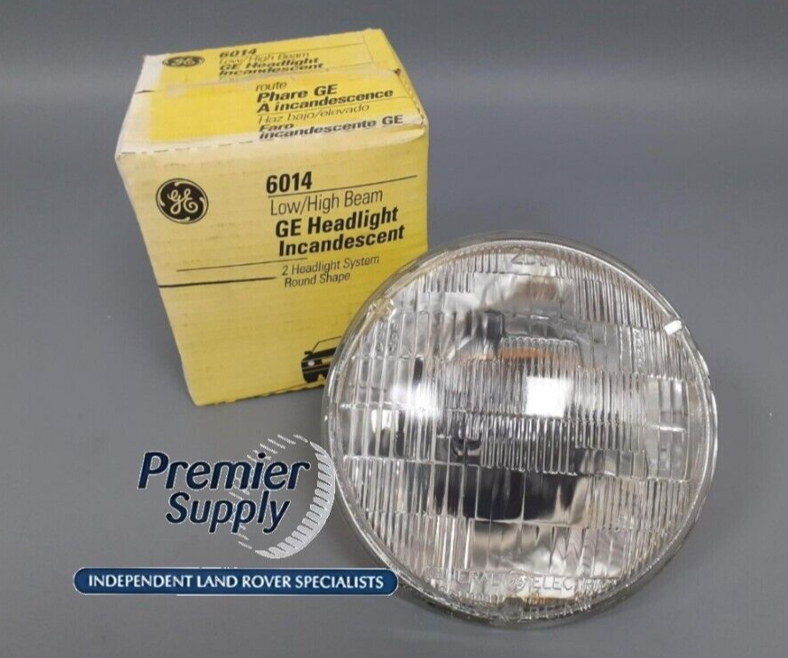 NOS GENERAL ELECTRIC 7" SEALED BEAM 60/50W LIGHT UNIT HEADLAMP 3 PRONG GE6014