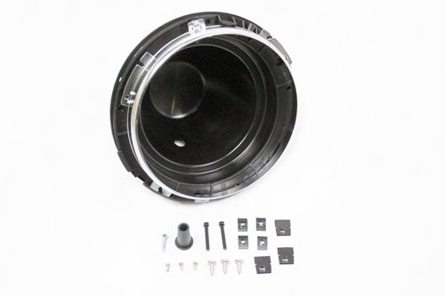 GHB100 - BOWL - HEADLAMP - FRONT - 7 INCH + CHROME RING - DF0/S3