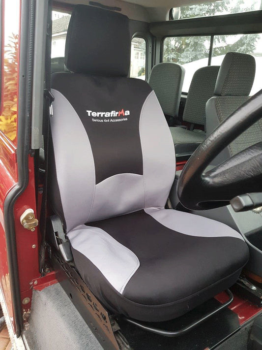 Pair of waterproof seat covers to fit Defenders up to 2007