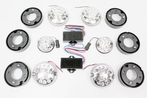 GL1143CL - 95mm CLEAR LED replacement light kit for Defenders