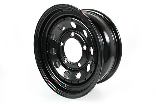 GRW006 - 7x16 ET08 black modular steel wheel for DEF/D1/RRC