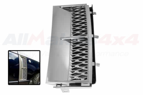 JAK500300LQVC - CHROME GRILLE AIR INLET RH - RRL322 From TERRAFIRMA