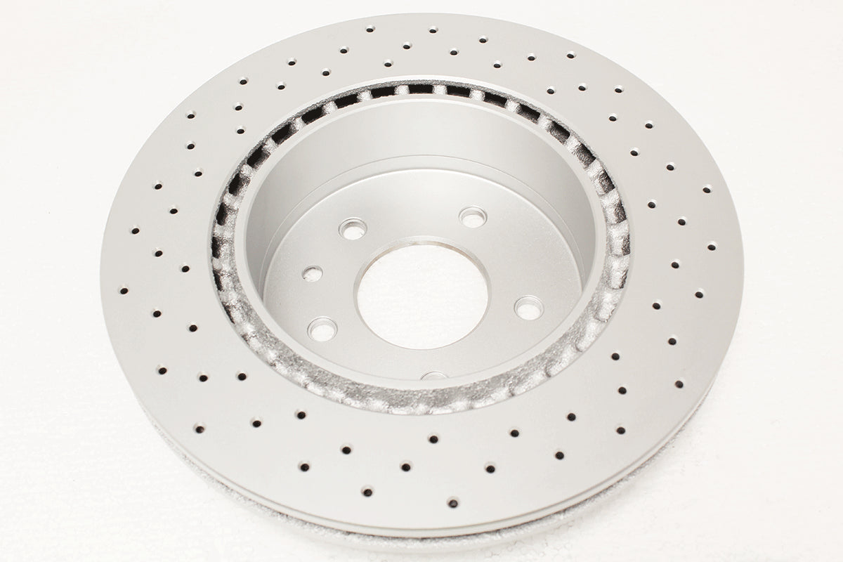 JLM21748-R - BRAKE DISCS-REAR-PAIR CROSS DRILLED R PERF BREMBO TYPE X100/X308 From PR2 COATED