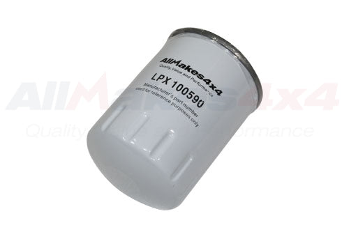 LPX100590 - OIL FILTER - ENGINE OIL - CARTRIDGE - TD5 - Suitable for Discovery 2, Defender 1983-2006 From ALLMAKES