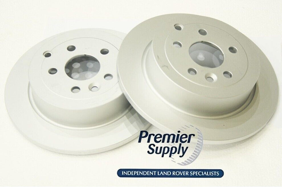 LAND ROVER FREELANDER 2 DIESEL 2.2 COATED REAR BRAKE DISC KIT PAIR LR001018
