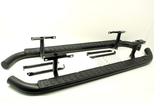 LR008375B - SIDE STEPS BLACK - STATION WAGON  - 5 DOOR - Suitable for Defender 110 2007 Onwards From TF ALLMAKES
