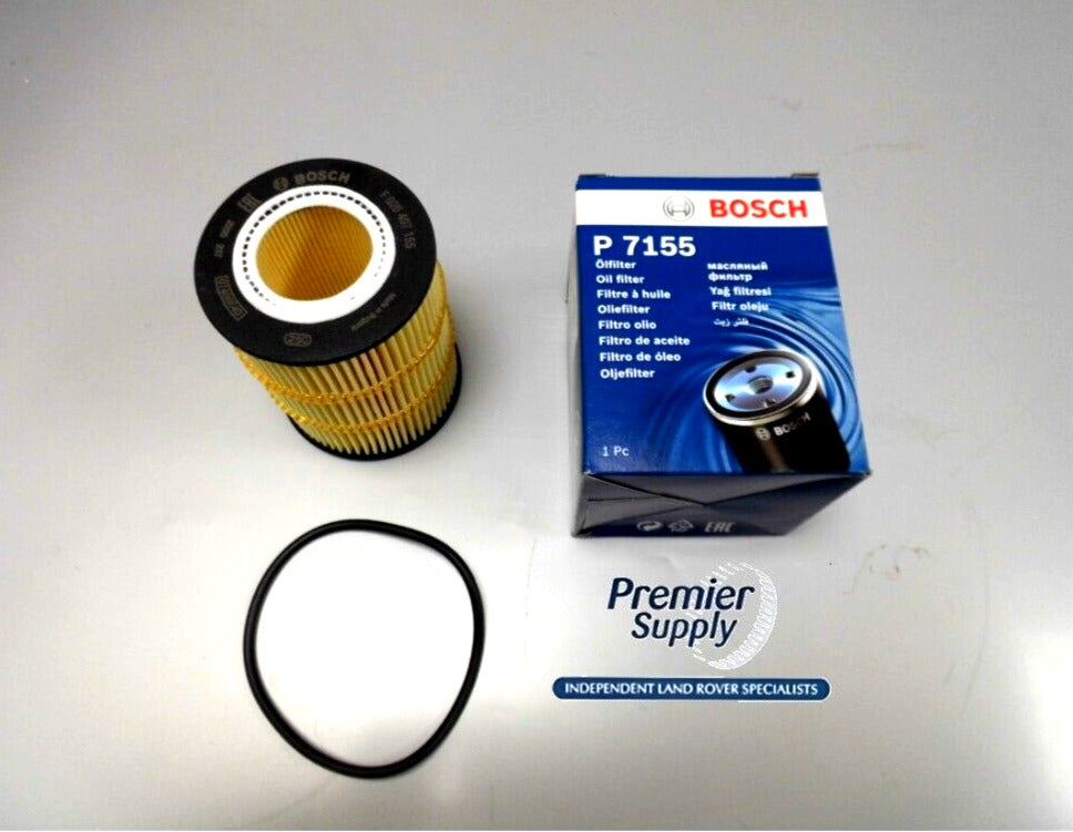 LAND ROVER DISCOVERY 4/RANGE ROVER  3.0L V6 DIESEL BOSCH OIL FILTER LR013148