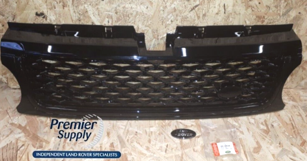 RANGE ROVER SPORT L320 2010-13 GLOSS BLACK AUTOBIOGRAPHY STYLE FRONT GRILLE