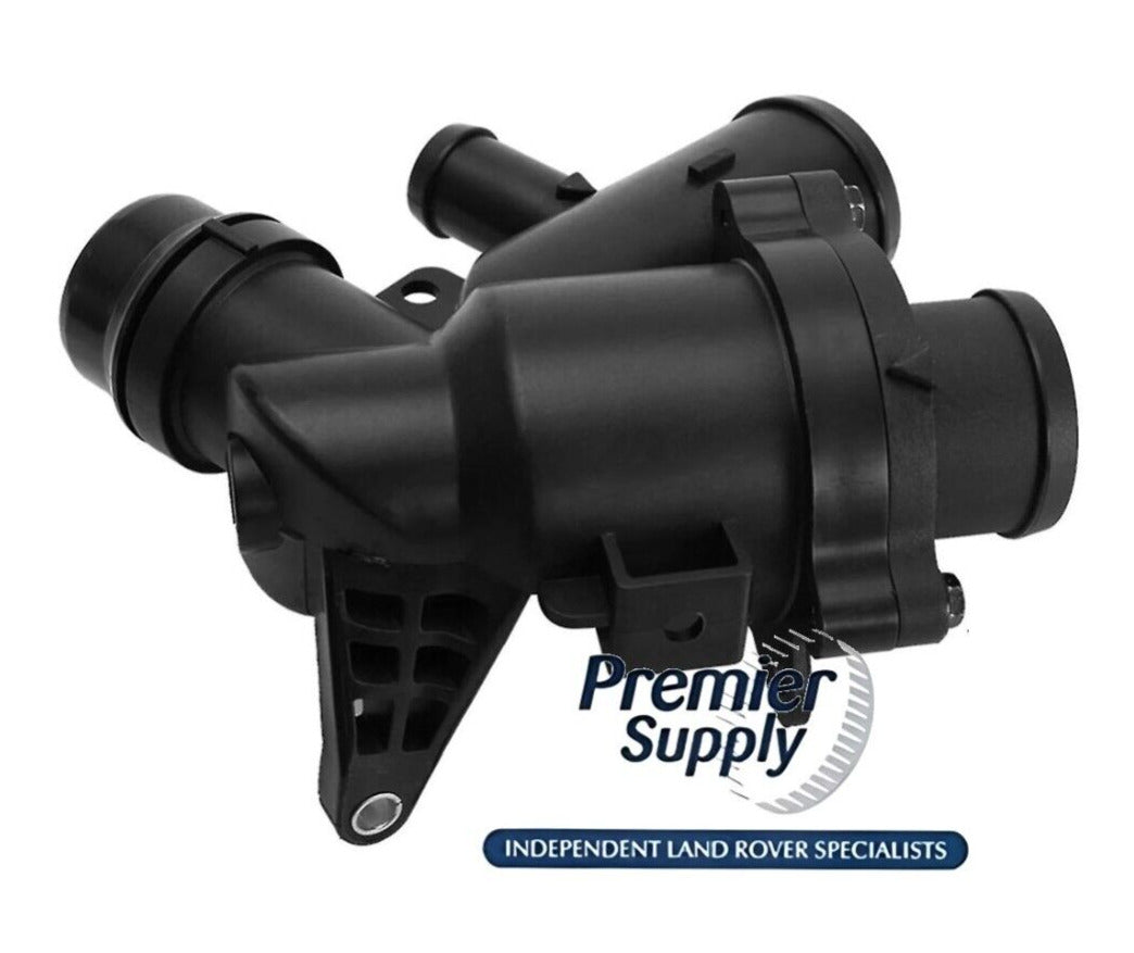 RANGE ROVER SPORT & DISCOVERY 5.0 V8 3.0 V6 PETROL THERMOSTAT & HOUSING LR035124