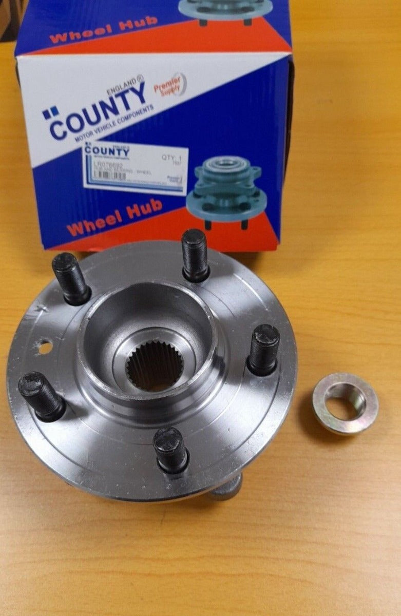 LR076692 AFTERMARKET DISCOVERY 3/4, RR SPORT FRONT HUB & WHEEL BEARING ASSY
