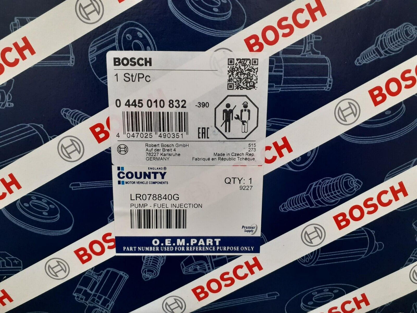 NEW BOSCH 3.0 TDV6 FUEL PUMP LAND ROVER DISCOVERY 4 RANGE ROVER SPORT LR078840