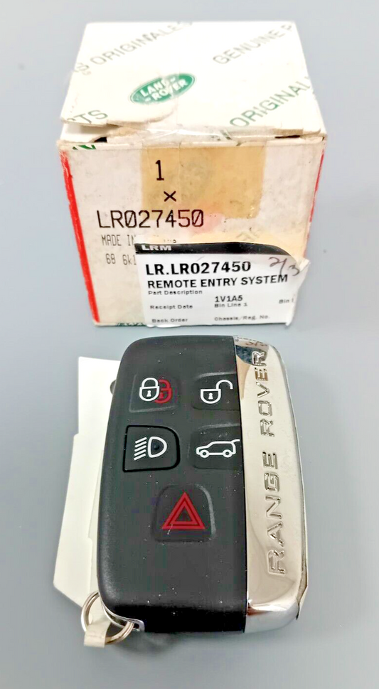 GENUINE RANGE ROVER L322 2012 to 2013 TRANSMITTER KEY FOB ALARM REMOTE LR027450