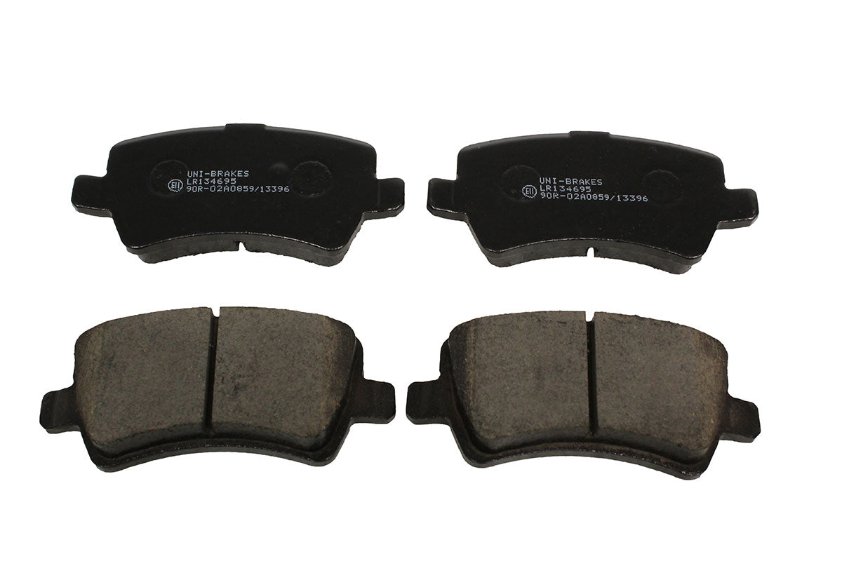 LR134695 - BRAKE PAD SET FOR REAR BRAKES - Suitable for Evoque 12-18 From UNIBRAKES
