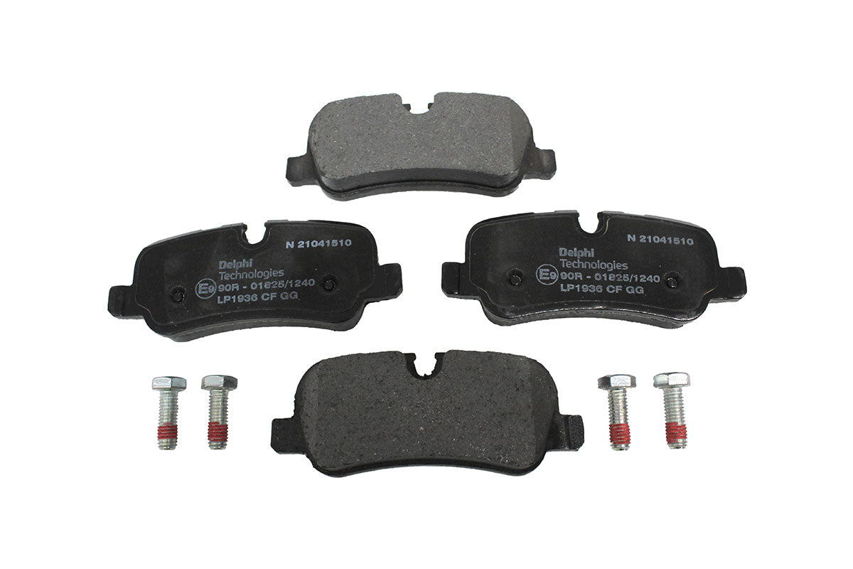 LR139969G - BRAKE PAD SET FOR REAR BRAKES - LESS SPRINGS - Suitable for Discovery 4, Range Rover 10-12 & Range Rover Sport 10-13 From DELPHI