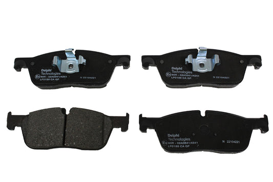 LR160438G - BRAKE PAD SET-FRONT (17INCH) L560 From DELPHI