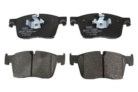 LR160444G - BRAKE PADS  LESS SPRINGS - RR VELAR From PR2 DELPHI