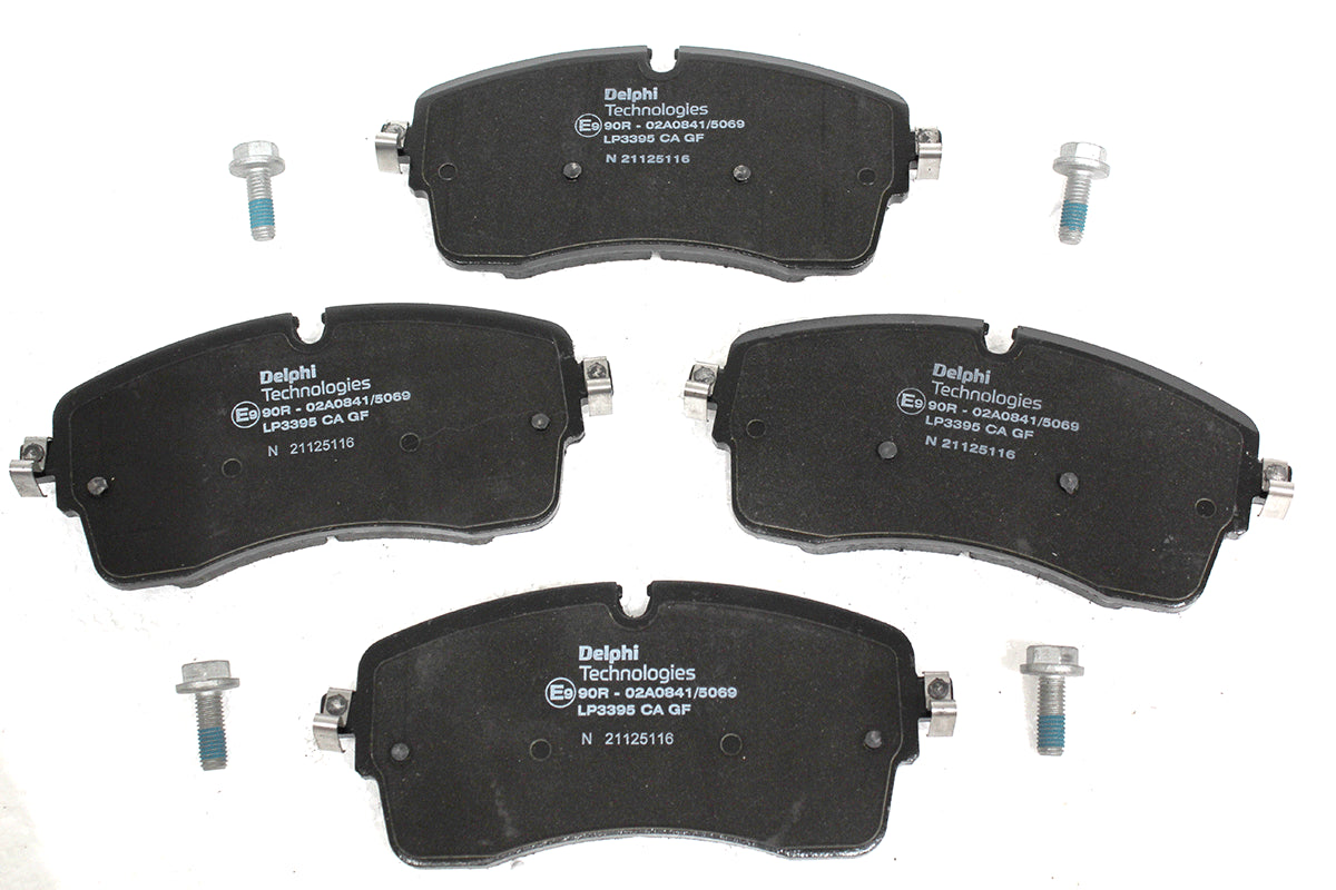 LR164029G - BRAKE PAD - LESS SPRINGS From DELPHI