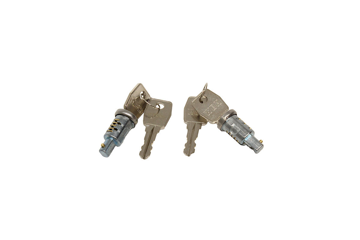 MTC6503 - LOCK AND KEYS - 2 BARRELS 2 KEYS - WITHOUT STEERING COLUMN LOCK - Suitable for Defender 1983-2006 From ALLMAKES