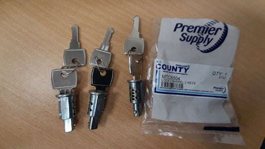 AFTERMARKET LOCK 3 BARREL 2 KEYS  PART NUMBER MTC6504
