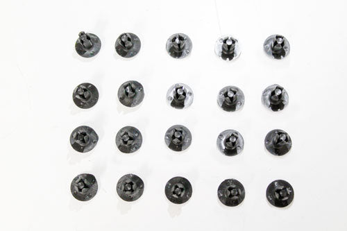 MWC9918PMA - FASTENER - RIVET TYPE - FRONT TRIM - BLACK - Suitable for All Defenders From PR2 ALLMAKES OE