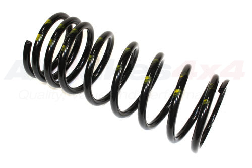 NRC8045 - SPRING - COIL - LH - NORMAL DUTY - YELLOW PAINT - Suitable for Defender 110 83-06, Defender 110 2007 Onwards From ALLMAKES