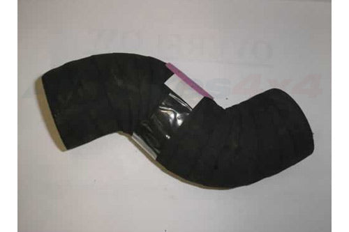 PNH102091 - ENGINE INTERCOOLER HOSE - TD5 - RUBBER - INTERCOOLER TO TURBO - Suitable for Defender 1983-2006 From PR2 ALLMAKES