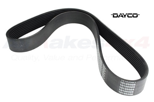 PQS500221D - DRIVE BELT - AUXILIARY - SECONDARY - 4.4 V8 AJ PET - Suitable for Discovery 3, Range Rover 02-09 & Range Rover Sport 05-09 From PR2 DAYCO