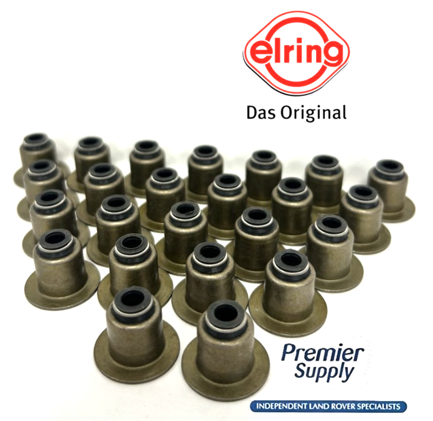 24x 2.7 3.0 3.6 4.4 RANGE ROVER SPORT DISCOVERY 3 & 4 VALVE STEM SEALS 1311285