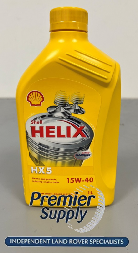 SHELL HELIX HX5 15W40 15W/40 PREMIUM MULTI GRADE ENGINE OIL PETROL & DIESEL 1L