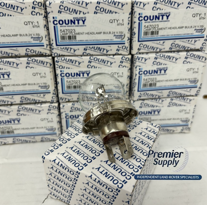10x MILITARY 24 VOLT 55/50W P45T HEADLIGHT BULB 547023