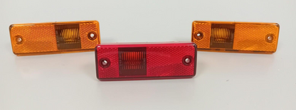 SET of 3 LAND ROVER DEFENDER DISCOVERY 1 NAS SIDE MARKER LAMPS