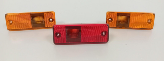 SET of 3 LAND ROVER DEFENDER DISCOVERY 1 NAS SIDE MARKER LAMPS