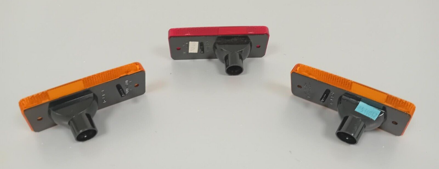 SET of 3 LAND ROVER DEFENDER DISCOVERY 1 NAS SIDE MARKER LAMPS