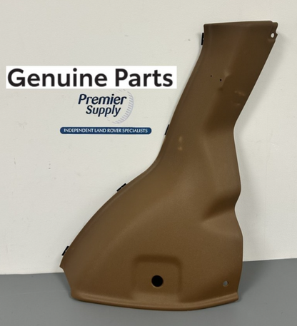 GENUINE NOS RANGE ROVER P38 RIGHT HAND LOWER D-POST TRIM TAN BTR3841AUK
