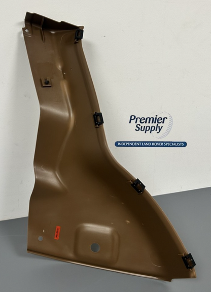GENUINE NOS RANGE ROVER P38 RIGHT HAND LOWER D-POST TRIM TAN BTR3841AUK