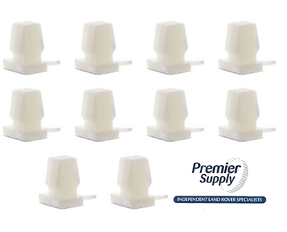 10X LAND ROVER FRONT & REAR BUMPER PLASTIC NUT FIXING DYH500131