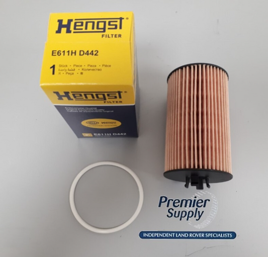 VAUXHALL CORSA D 2006 - 2014 - 1.0,1.2,1.4 PETROL HENGST OIL FILTER E611HD442