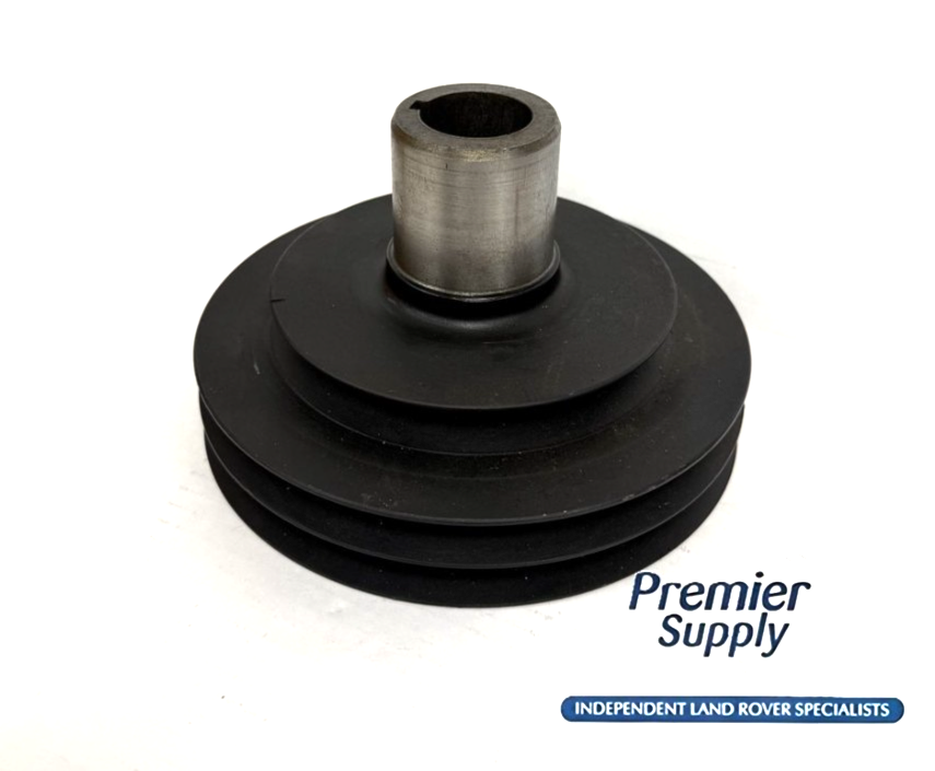 OEM LAND ROVER TRIPLE GROVE CRANK PULLEY MILITARY FFR 24V ERC5351