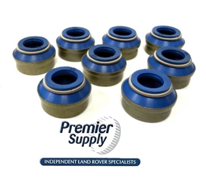 8x LAND ROVER DEFENDER,DISCOVERY 1 RR CYLINDER HEAD VALVE STEM SEALS ERR1782
