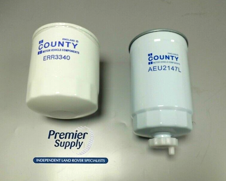 LAND ROVER 200 & 300 TDI OIL FILTER AND FUEL FILTER ERR3340 & AEU2147L