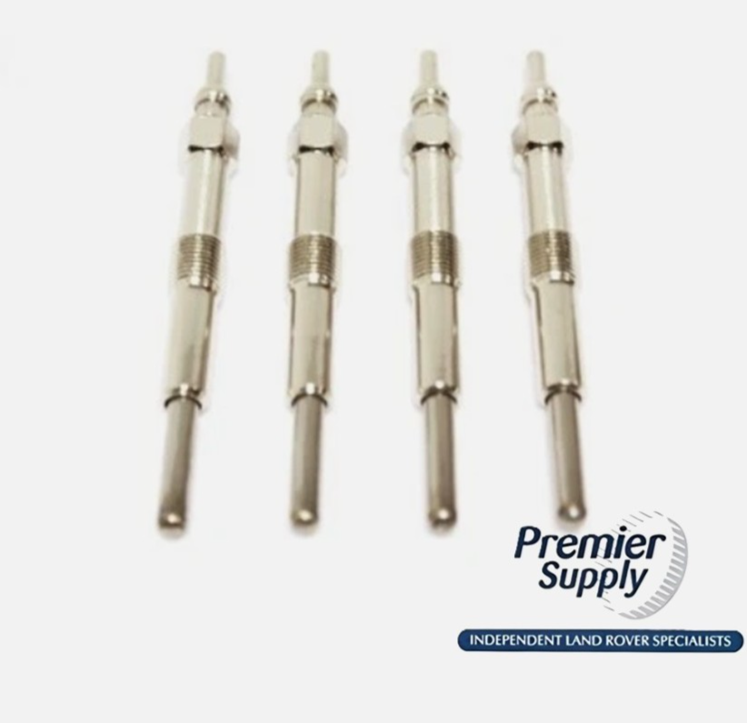 SET of 4 2.5 TD5 DIESEL GLOW PLUG LAND ROVER DEFENDER DISCOVERY 2 ERR6066