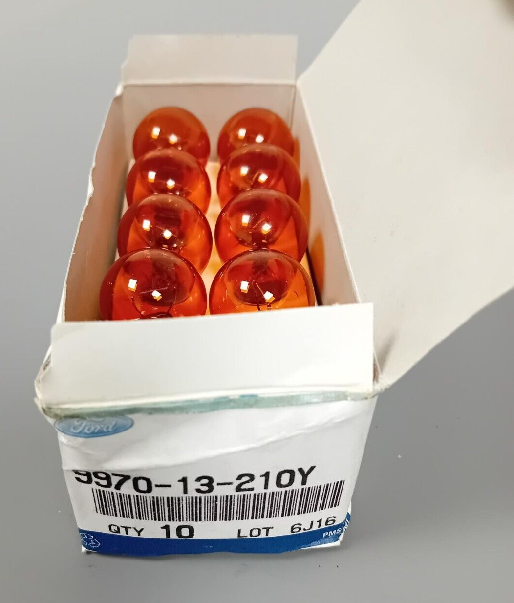 BOX of 10 INDICATOR AMBER/ORANGE 12v 21w BULBS PY21W 581 GENUINE OEM LR000702